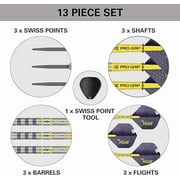 Target Luke Littler Loadout Swiss Point Steel Tip Darts 90% Tungsten 24g
