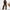 Brown, variant on BXINGOHAI Thin Fleece Sweatsuit for Women 1/4 Zip Up Solid Outfits Long Sleeve Lapel Sweatshirt and loose fit Pants Matching Set Today Sales Brown,XL