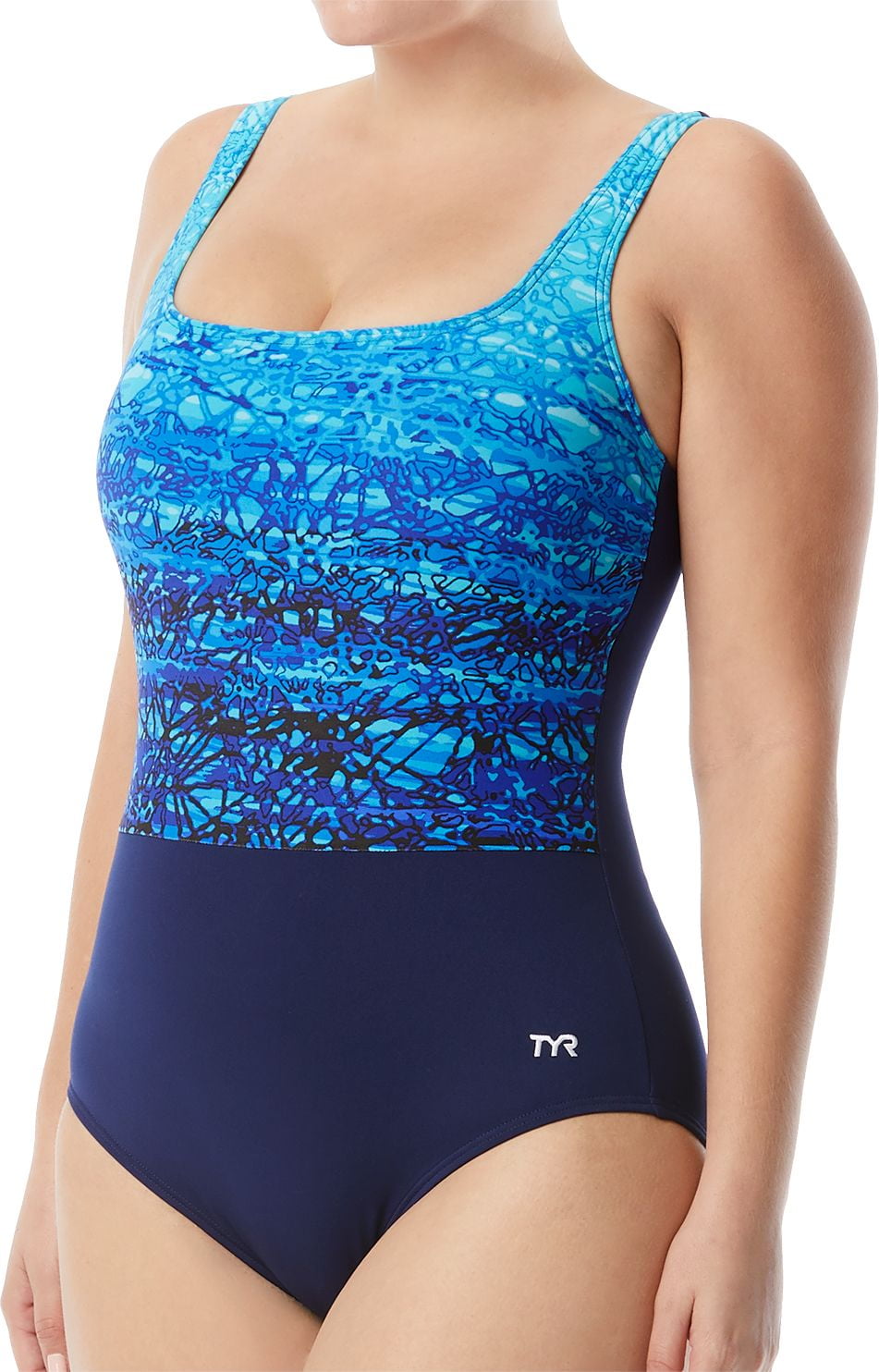 TYR Women's Arctic Scoop Neck Controlfit One Piece Swimsuit Walmart