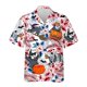thumbnail image 3 of Camisas hawaianas con estampado 3D de animales, gatos, mapaches, para hombre, camisa con estampado de dinosaurio, solapa con botones, manga corta, ropa de moda Aloha, 3 of 5