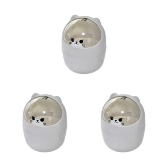 Injueey Haga que el almacenamiento de basura sea una con nuestro lindo y compacto cubo de basura Cesto de basura Cubo de almacenamiento Bote de Type1 NO1