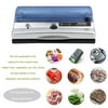 2018 New Upgraded Household Full Automatic Food Sealing Vacuum Sealer Packing Machine Packer Home Kitchen Appliances US Plug PR4257(Silver + Dark Blue)