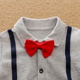 thumbnail image 3 of PatPat Baby Gentleman Faux-two Long Sleeve Jumpsuit (loose shape), 3 of 6