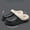 black, variant on Fuzzy Lined Cute Clog Slippers, Warm Plush Winter Slip-On Clogs for Couples, Thick-Sole Anti-Slip Durable Outdoor & Indoor Comfort Shoes