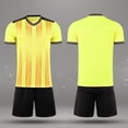 thumbnail image 2 of Unisex Youth Boys Soccer Set Athletic Team Uniform Quick Dry T-Shirt and Shorts Sports Tracksuit, 2 of 5