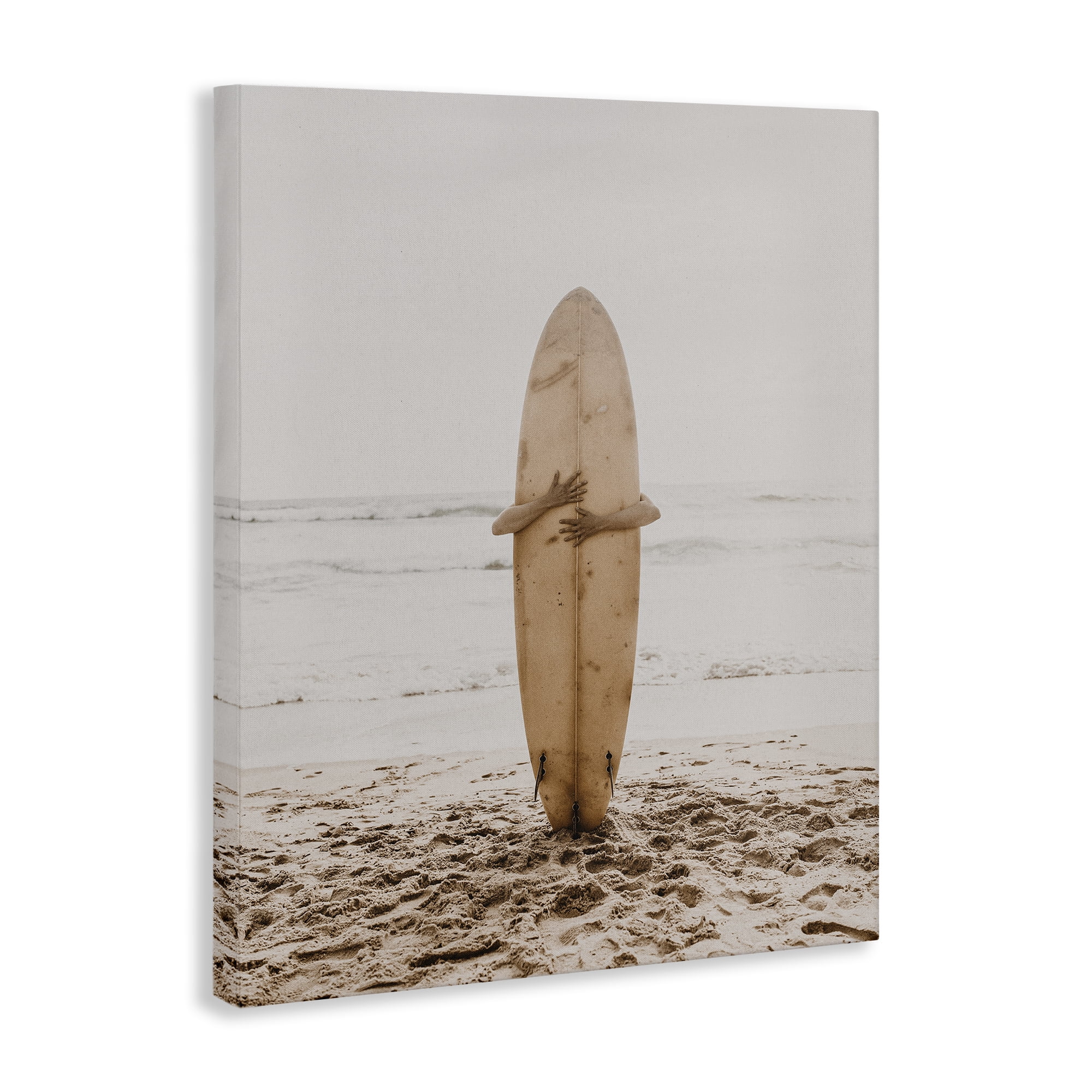 Stupell Industries Surf Ready Board Sports Photography Wrapped Canvas Art Print Wall Art, 16 x 20