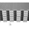 thumbnail image 5 of BalanceFrom Puzzle Exercise Mat with EVA Foam Interlocking Tiles (Gray), 5 of 5