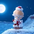 thumbnail image 2 of Popmart Dimoo letras de la serie muñeco de nieve figuras misteriosas de acción Kawaii modelo lindo regalo de Navidad juguetes y pasatiempos caja sorpresa, 2 of 4