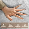 thumbnail image 4 of Laintene Giant Bean Bag Chair, Bear Paw Shaped Lazy Sofa Chair with Premium Memory Foam Filler, Bean Bag Chair for Girls, Single Leisure Sofa Chair for Dorm Bedroom Living Room, Gray, 4 of 9