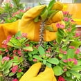 thumbnail image 3 of Guantes de jardinería de piel de vaca gruesa de primera calidad natural, guantes de jardinería transpirables para una protección y comodidad totales, 3 of 6