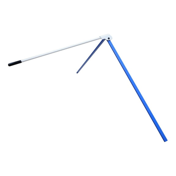 yotijay Football Kicking Tee Adjustable Flexible Rugby Training Support for Beginner Blue White