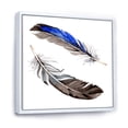 thumbnail image 3 of Designart 'Colourful Boho Art Feathers III' Bohemian & Eclectic Framed Canvas Wall Art Print, 3 of 5