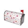 thumbnail image 3 of Gaeub Red coral and scallop seashell Waterproof and Sunproof Mailbox Protective Cover Magnetic Mailbox Protrective Cover for Outdoor Home Garden Decor - 21x18 in, 3 of 9