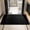 Black, variant on Flocked Carpet Absorbent Non-Slip Floor Checkered Mats Foot Mat for Living Room Bedroom Kitchen Bathroom and Shower Wash Rugs
