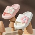 thumbnail image 5 of Summer Children's Flower Slippers Casual Solid Soft Slippers Breathable Non-slip Home Bathroom Slipper Kids shoes for girls boys, 5 of 6