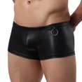 thumbnail image 4 of Estiramiento Hombres de material cuero de Imitación de Moda Ropa Interior de exterior exterior exterior Negro S, 4 of 6