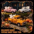 thumbnail image 6 of Halloween Truck Decor, Halloween Decorations - Mini Cute Farmhouse Style Halloween Metal Truck Decor With 3 Mini Ghost Ornaments for Tabletop, Tiered Tray, Shelf, Fireplace and Home Indoor DéCor, A-1, 6 of 8