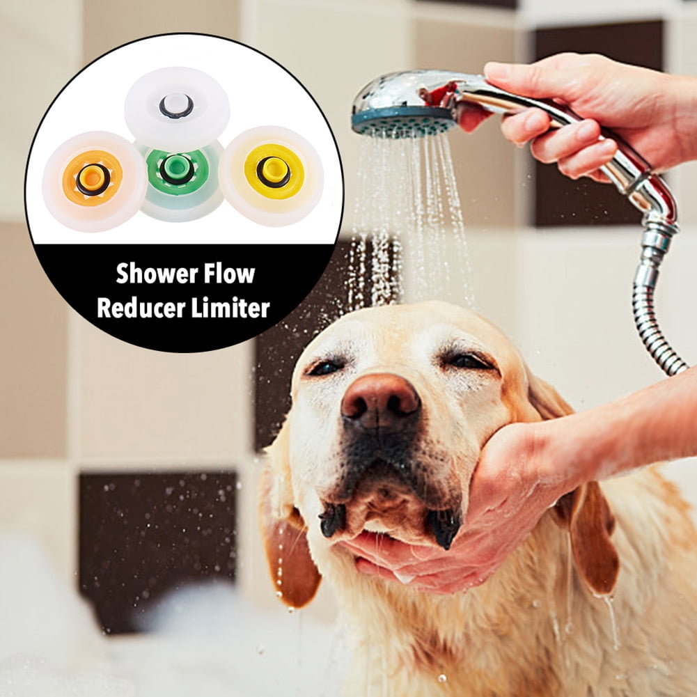 Hotel Silver Toilet Bathroom mooderf Water Saving Shower Adapter,Restrictor Shower Flow Regulator Water Saver Universal Up To 70 Water Saving 4 L//min For Hotel
