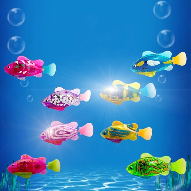 Amdohai Swim Electronic Battery Powered Fish Toy Interactive Toys ...