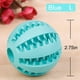 thumbnail image 2 of Pelota de juguete para perros, pelota de juguete no tóxica resistente a mordeduras para perros de compañía, cachorros, gatos, alimentador de alimentos para mascotas para perros, pelota de limpieza de dientes para masticar, azul brillar Electrónica, 2 of 5