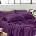 thumbnail image 3 of Bare Home Pillowcase Set - Premium 1800 Collection - Double Brushed - Ultra Soft - King Size, Plum, 4 Count, 3 of 8