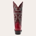 thumbnail image 4 of Women's Stetson Lauren Goat Boots Snip Toe Handcrafted Red, 4 of 6