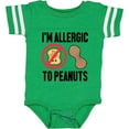 thumbnail image 3 of Inktastic Im Allergic to Peanuts Food Allergy Awareness Boys or Girls Baby Bodysuit, 3 of 5
