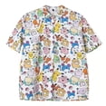 thumbnail image 1 of Aniem-ropa de Pokémon para mujer, camisa de manga corta con estampado de dibujos animados, blusa informal Harajuku con cuello vuelto, 2023 qym unisex, 1 of 2