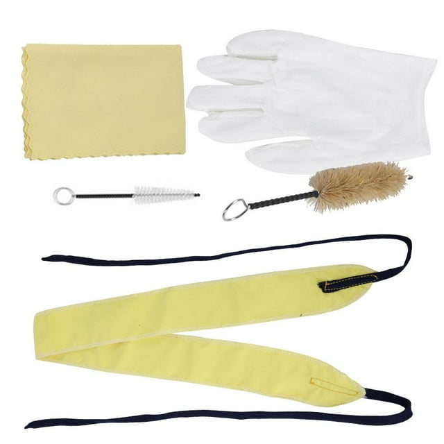 Ymiko Ensemble de Brosses de Nettoyage Trompette Outils d'Instrument Kit d'Entretien Durable