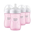 thumbnail image 1 of Tetinas de Biberón Philips AVENT Natural Flujo 1 4 Botellas Rosas 9 oz, 1 of 3