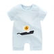 thumbnail image 1 of Pelele para recién nacidos, ropa de bebé, novedad de verano, ropa de dibujos animados de escalada de manga corta para bebés y niñas, monos de algodón para niños pequeños Red6M Gao Jinjia LED, 1 of 2