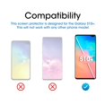 thumbnail image 3 of Protector de pantalla AmFilm Glass para Galaxy S10 Plus, 3 of 8