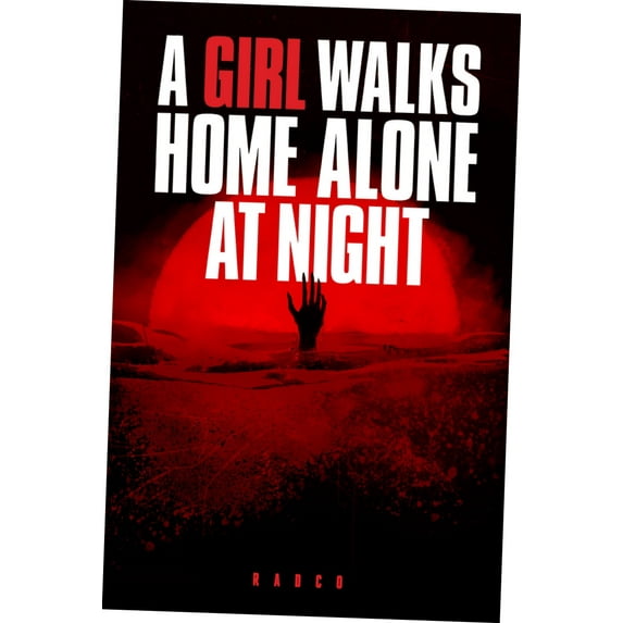 Girl Walks Home Alone A Movie Poster Reprint 27Inx40In for any room 27x40 Square Adults Poster Time
