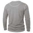 thumbnail image 5 of Fnnxeal Mens T-Shirts Fashion Crew Neck Long Sleeve Fall Winter Casual Gray Shirts for Men Size M, 5 of 7