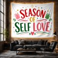 thumbnail image 6 of Typographic Layout Pale With Upper Half Word Season, Mystical Fantasy for Space Lovers, Galaxy Room Decor, Valentine's Day Gift, Tapestry Wall Hanging for Bedroom and Dorm, 6 of 7