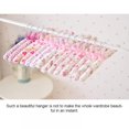 thumbnail image 6 of 6PCS Satin Padded Hangers for Women Clothing - Floral Sweater Hangers No Bump - Padded Coat Hangers for Wedding - Thick Foam Silk Clothes Hangers for Adult(Random Color), 6 of 6