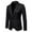 Black, variant on jjayotai Mens Tops Clearance Men's Casual Fashion Solid Slim Fit Suit Jacket 1 Button Long Sleeves Blazer Suit Business Sport Coat Tops