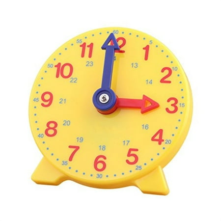 - DHCHAPU Student Learning Clock Time Teacher Gear Clock 4 Inch 1224 Hour
