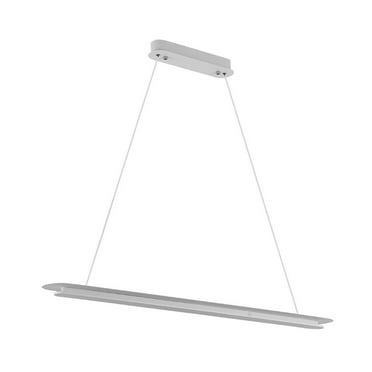 GREENLIGHTDEPOT Modern LED Chandelier Light, Dimmable 35.4in Linear LED Chandelier Lighting, 70W Dining Room Hanging Light Fixtures Kitchen Island Pendant Light for Dining Table Office