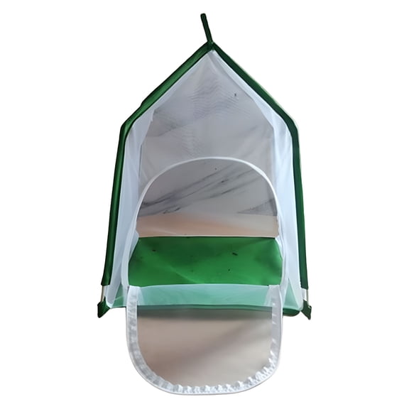 ACDANC Monarch Butterfly Habitat, 16-Inch Pop-Up Mesh Cage for Caterpillars, Insect Enclosure Terrarium with Zipper Protection