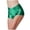 bb-Green95, variant on Womens Shiny Metallic Mid Waist Booty Shorts Night Club Rave Dance Stretchy Slim Fit Hot Pants
