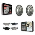 thumbnail image 1 of Transit Auto Front Coated Disc Brake Rotors and Ceramic Pads Kit for Car 2001-2005 BMW 320i with 325mm Diameter Rotor KGT-103164, 1 of 11