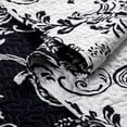 thumbnail image 4 of Home Soft Things 5 Piece LA Boheme Printed Bedspread Set - Black - King(102"x90"), 4 of 7