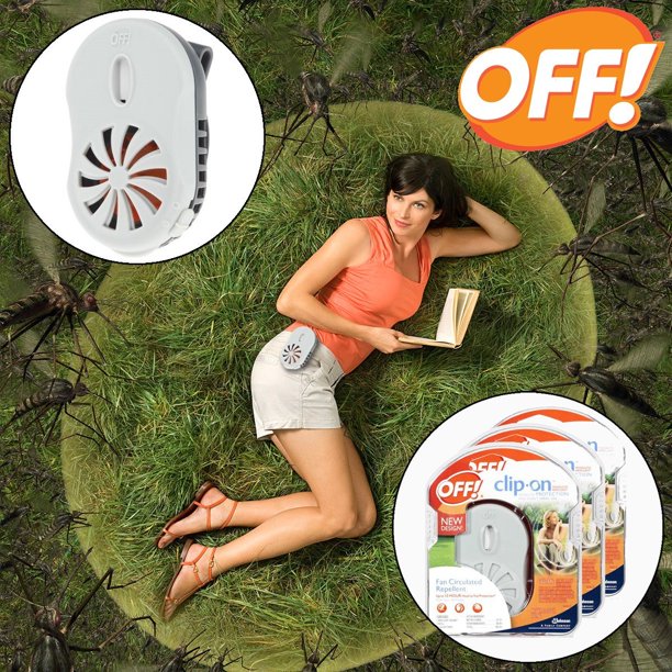 OFF! Mosquito Repellent Clip-On Fan Starter Kit, 3 pack - Walmart.com