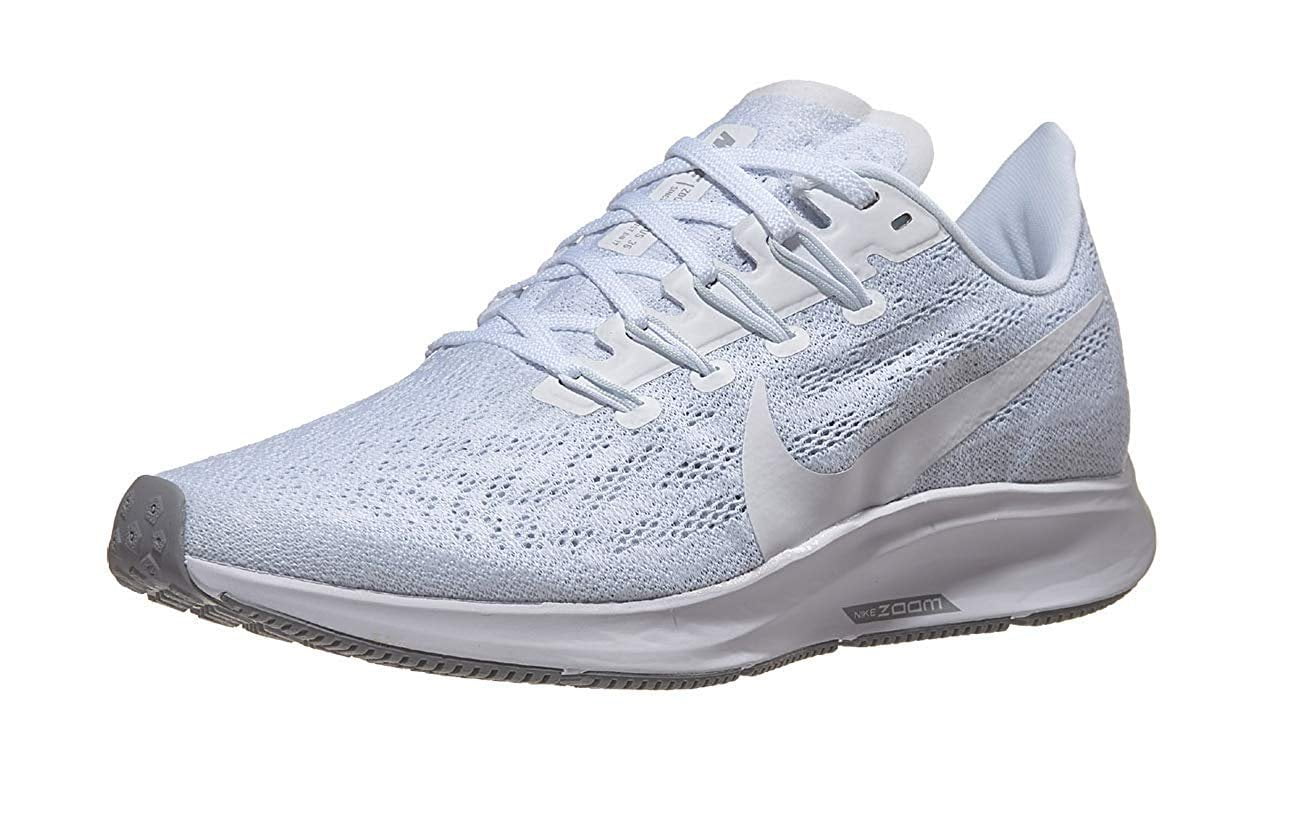 Nike Women's Air Zoom Pegasus 36 Running Shoe White/Half Blue/Wolf ...