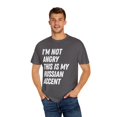 thumbnail image 4 of Funny Saying My Russian Accent Men Women Sarcastic  Novelty Sayings Russia Fathers Wife Husband Pun Unisex Garment-Dyed T-shirt, 4 of 4