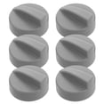 thumbnail image 2 of Miangastore Simulation Stove Knobs Grey 6Pcs 1.57X1.57X0.90In Plastic, 2 of 8