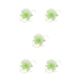 thumbnail image 2 of pitrice 1/2/3/5 Maille Fascinator Femmes Coiffure Prom Maquillage Nuptiale Scène Réglable Performance Photo Coiffe Fille Bande de Cheveux Vert Clair 5PCS, 2 of 6