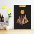 thumbnail image 2 of FORMRS Acrylic Clipboard with Low Profile Clip Standard A4 Letter Size, 12.5" x 9", Abstract Mountain, 2 of 8
