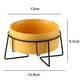 thumbnail image 2 of Laklulu Cuencos elevados para gatos de interior – Cuenco de comida y soporte para gatos y perros con soporte de alambre de metal elevado, 2 of 5